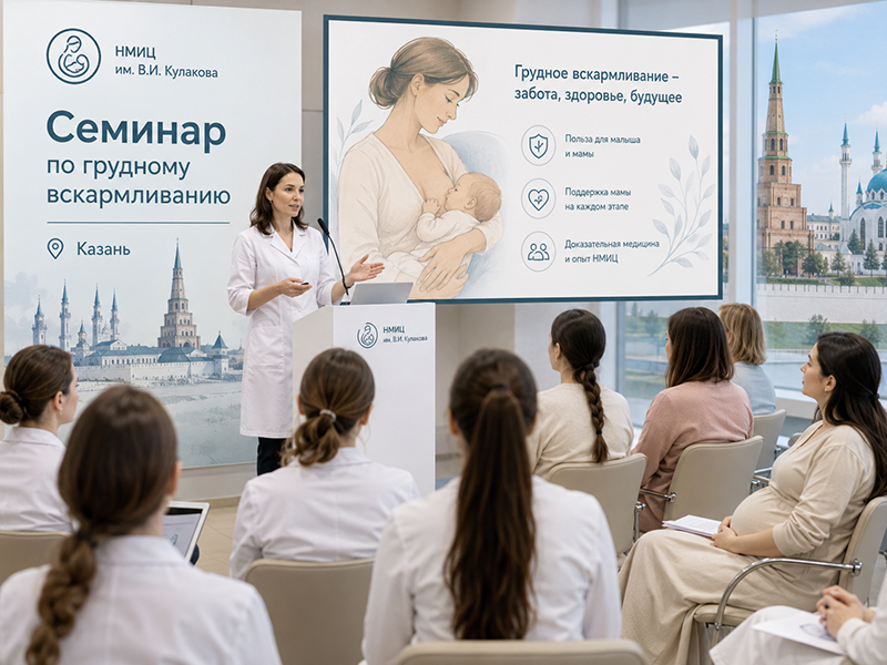 НМИЦ им. В.И. Кулакова в семинаре по грудному вскармливанию в Казани